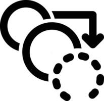 Bring to Front, Move to Front, Forward Outline Icon vector