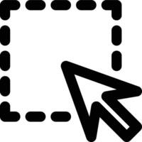 Select Area, Area Selection, Selection Outline Icon vector