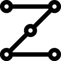 Path, Line, Direction Outline Icon vector