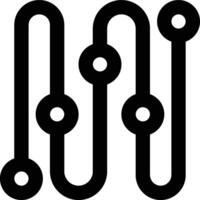 Rhythm, Pattern, Movement Outline Icon vector