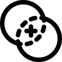 Unity, Unite, Merge Outline Icon vector