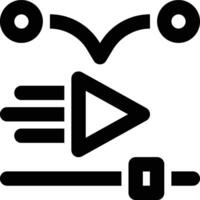 Motion Graphics, Animation Outline Icon vector