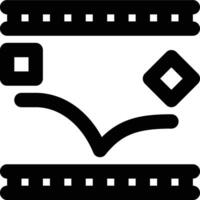 Motion Graphics, Animation, Motion Design Outline Icon vector