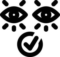 Visibility, Visible, Visual Outline Icon vector