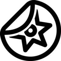 Sticker, Label, Badge Outline Icon vector