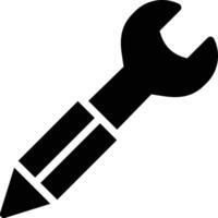 Design Tools, Edit Tools, Pen Tool Glyph Solid Icon vector