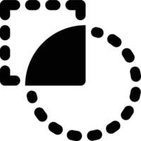 Intersect, Intersection, Compound Glyph Solid Icon vector