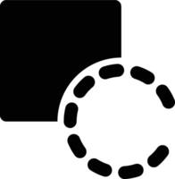Minus Back, Subtract, Subtraction Glyph Solid Icon vector