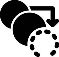 Bring To Front, Move To Front, Forward Glyph Solid Icon vector