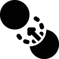 Send To Back, Move To Back, Backward Glyph Solid Icon vector