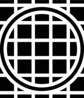 Grid, Pixel, Pixel Perfect Glyph Solid Icon vector
