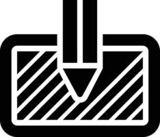 Sketch, Drawing, Scratches Glyph Solid Icon vector