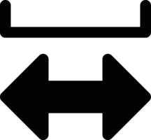 Spacing, Line Spacing, Space Glyph Solid Icon vector