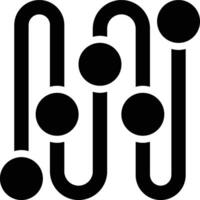 Rhythm, Pattern, Movement Glyph Solid Icon vector