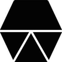 Composition, Geometric, Shape Glyph Solid Icon vector