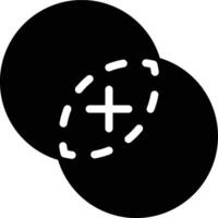 Unity, Unite, Merge Glyph Solid Icon vector
