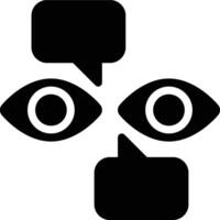 Visual Communication, Visualization, Visual Design Glyph Solid Icon vector