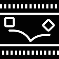 Motion Graphics, Animation, Motion Design Glyph Solid Icon vector
