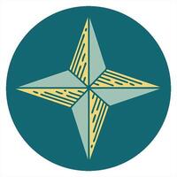 A green and yellow star with a line through it video