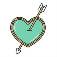 heart with an arrow in it line drawing video