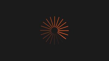 Circle loading animation. Progress bar , Waiting Spinning , Loading concept. video