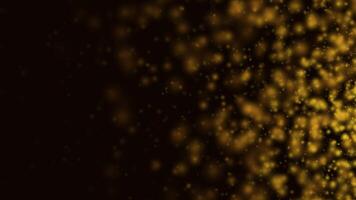 Simple Minimalist Dark Stardust Bokeh Background with Copy Space video