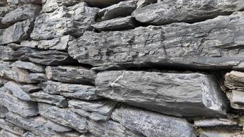 Exploring unique textures and patterns in natural stone walls video
