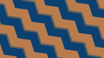 Abstract Motion Background Featuring a Gradient ZigZag Shapes of Blue and Mustard Colors video