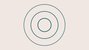 Abstract Motion Concentric Circles in a Soft Teal Gradient video