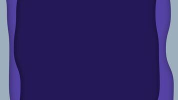Abstract Motion Background with Layered, Wavy Shapes in Deep Purple and Light Gray video