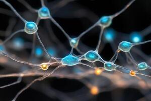 Neurons are shown in this image photo