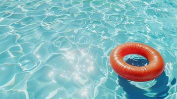 The Red Inflatable Ring photo