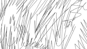 dinâmico abstrato Preto linhas em uma branco fundo, arte . 4k textura ciclo para movimento gráficos e animação projetos video