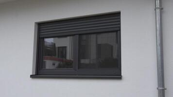 Smart Home System Controls Automatic Blinds on House Windows video