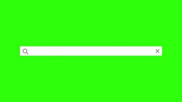 Search Engine Bar Blank Query On Green Screen And Black And White Backgrounds. Internet Searching Engine Line. Web Search video