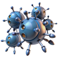 serene contemporary Nanobot swarm with shifting patterns high resolution png