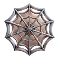 serene minimalist A spider web, intricate and abstract exclusive png