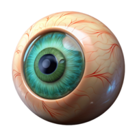 stunning abstract High-resolution 3D model of a human eye with intricate details 4K png