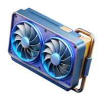 magnificent abstract A graphics card with multiple fans authentic png