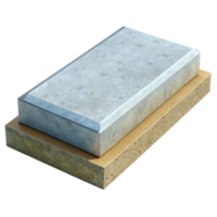 extraordinary rustic Concrete slab, rectangular, precast, high resolution png