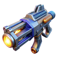 extraordinary modern Futuristic Weapon, intricate design, glowing energy source detailed png