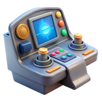 vibrant abstract Spaceship cockpit control panel, buttons and screens premium png