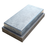 elegant rustic Concrete slab, rectangular, precast, original png
