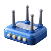 dramatic artistic Network router with multiple antennas high resolution png
