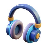 impressive abstract High-tech headphones with noise cancellation and brainwave sensors high resolution png
