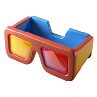 serene creative 3D glasses for virtual reality viewing premium png