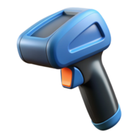 impressive minimalist Bar code scanner with integrated handle original png