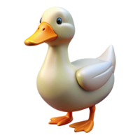 elegant abstract A quacking duck, original png