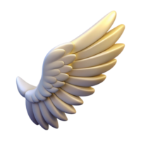 wonderful abstract Pegasus wing, single feathered wing, genuine png