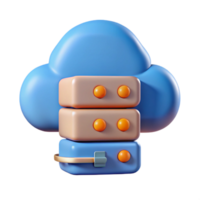 impressive rustic Cloud computing server icon premium png